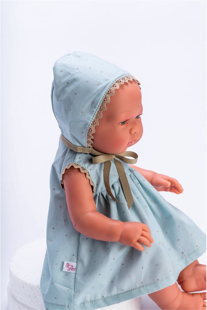 ASI DREAMS Pop - Maria 43 Cm - Jurk - Blauw/Groen