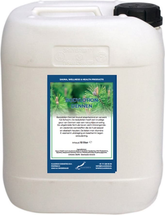 Bodylotion Dennen 10 Liter - navulling