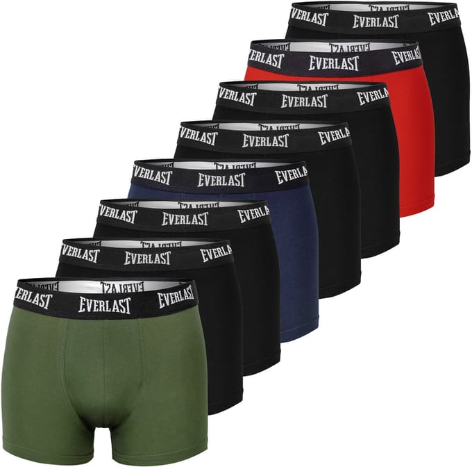 Everlast BM402 - Heren Boxer - 8 stuks - Maat M - Katoen en Elastaan
