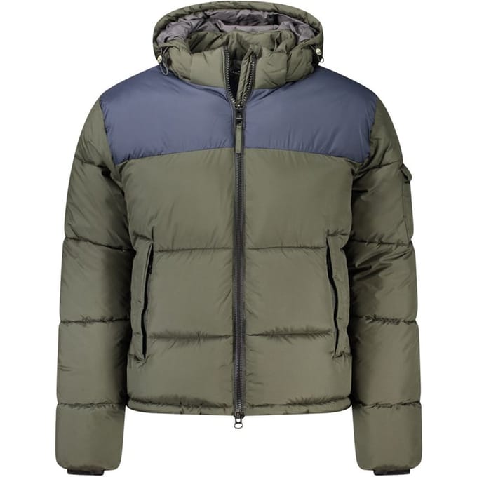 Pufferjas Colorblock Stijl