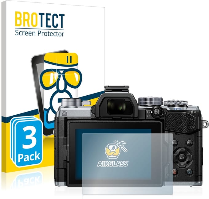 Screenprotector 3 Stuks voor Olympus OM-D E-M5 Mark III Beschermglas transparant
