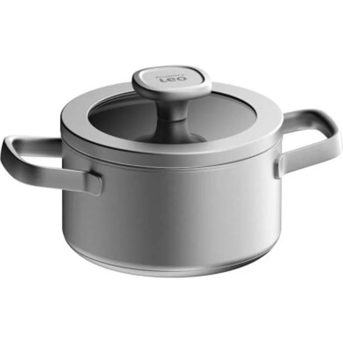 LEO Kookpot met deksel Graphite - Ø 16cm - Metaal - PFAS-vrij