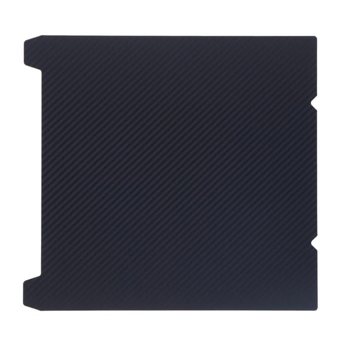 Dubbelzijdige bouwplaat PEI-coating PET koolstofvezel printbed 235x235MM 3D-printplatform voor black