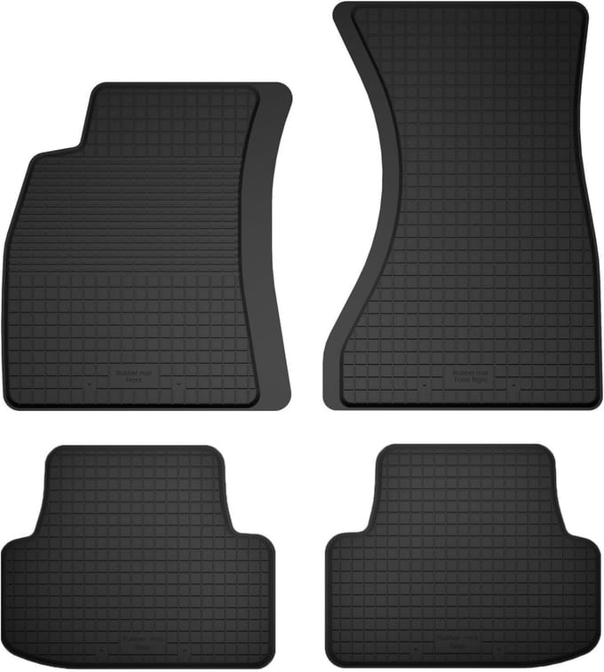 Wielganizator BasicProtect Serie - Rubber Automatten - Audi A7 - Antislip - Compatibel met Sportback en Coupe