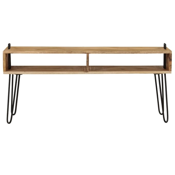 vidaXL - Tv-meubel - 110x35x45 - cm - massief - mangohout