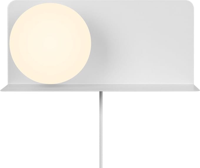 Nordlux Lilibeth-wandlamp-E14-opaal glas-wit