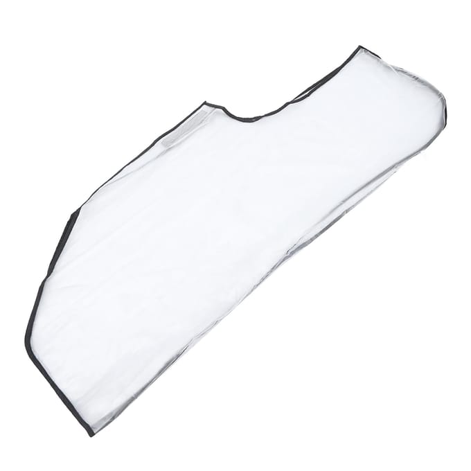 Transparante Regenhoes Cape Waterdichte Beschermhoes Golftrolley Tas white