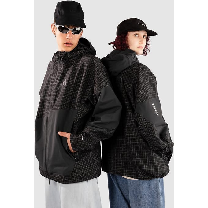 adidas Terrex XPL 2L Rain Jas zwart
