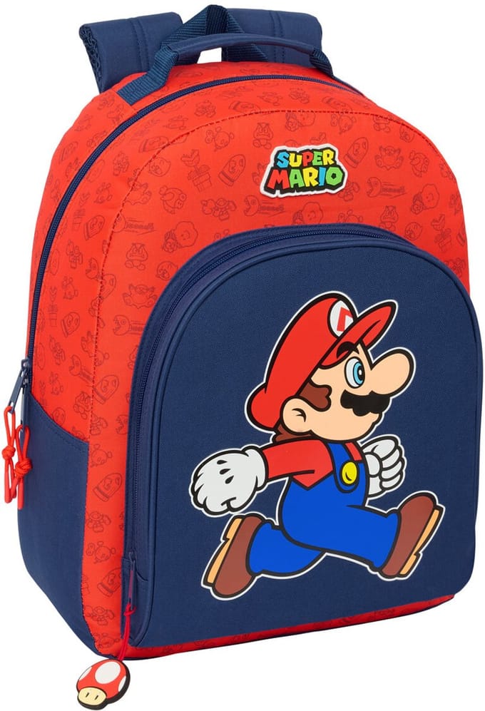 Schoolrugzak Super Mario Trick Rood Donkerblauw 32 x 42 x 15 cm