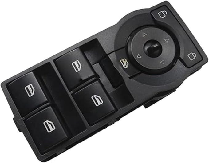Raamschakelaar Deksel - Raambediening Knop - Auto Onderhoud - Perfecte Pasvorm - Standaard Maat - Zwart