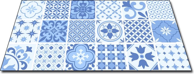 Papillon Inductie Beschermer - Antislip Afdekmat - 80x52 - Portugees