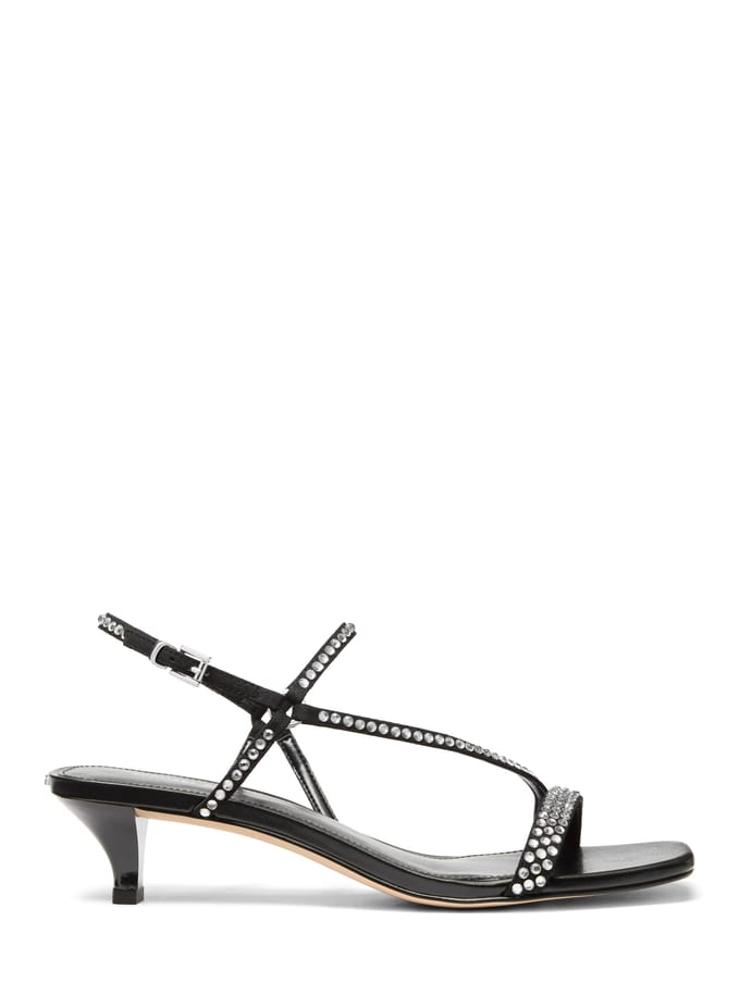 Michael Kors Selina Kitten Sandal Black Größe: 38.5 | Sandalen Outlet | Damen | Schwarz