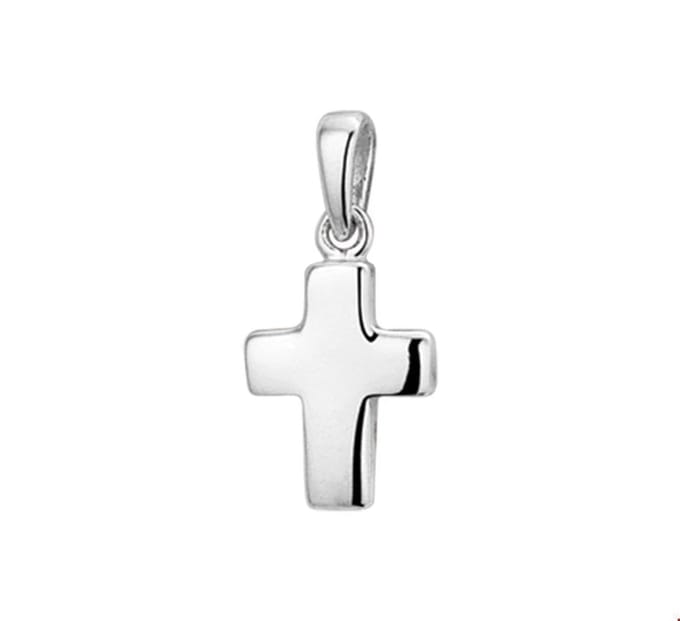 Hanger Kruis Zilver Gerhodineerd