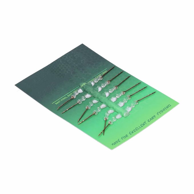 Karpervissen Aas Spike Haken Sting Pin met Siliconen Ring Visaccessoires 15mm/0.59in black