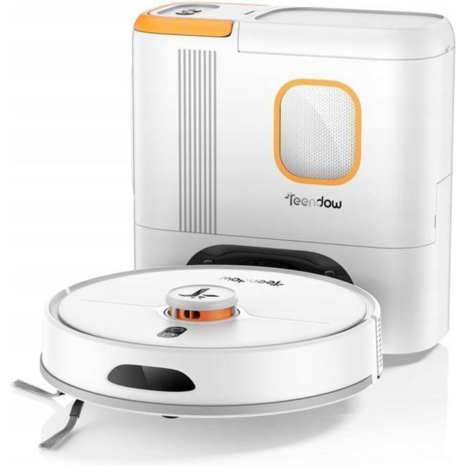 Aspirateur robot - TEENDOW - D20S Max+ - 8000 Pa - Fonction lavage - Autonomie 180 min