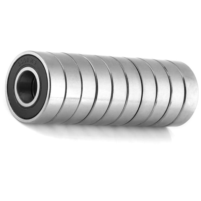10 Stuks Duurzame Multi-Use Rubber Afgedichte Diepgroef 60012RS Kogellagers(12x28x8mm)
