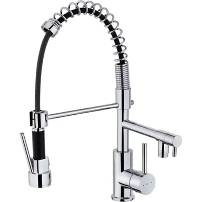 Essebagno Keukenmengkraan Mixer Pro Chroom