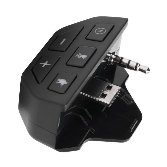 Geluidsverbeteraar Lossless Stereo Headset Adapter 4 o Modi voor Xbox One Gamepad Plug and Play black