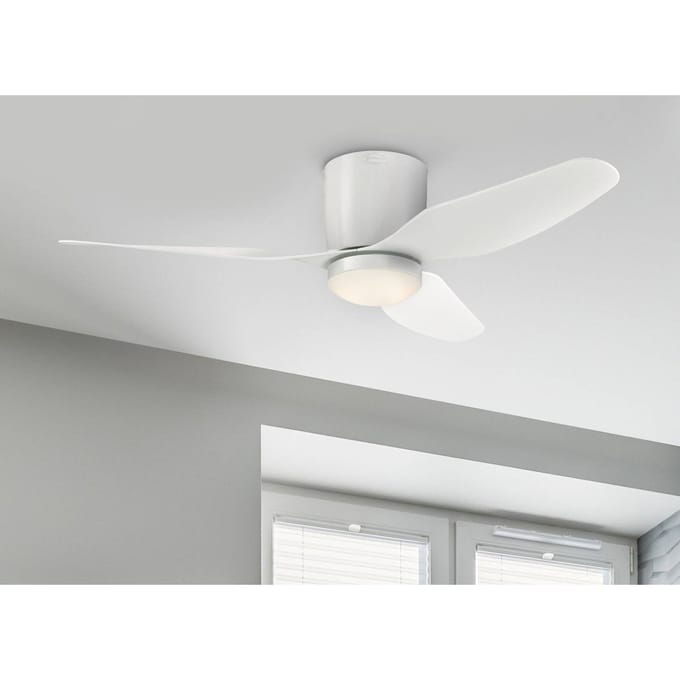Westinghouse LED plafondventilator Carla, stil, 117 cm, wit