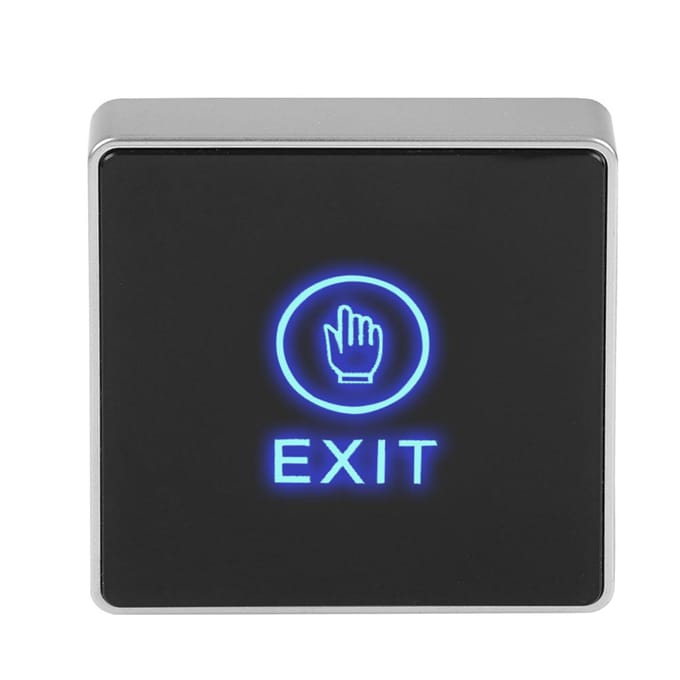 Panneau de commutation à LED pour système de contrôle d'accès de porte gray