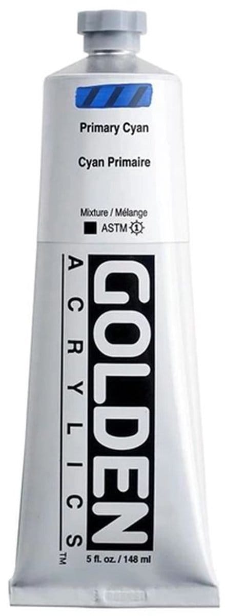 Golden Heavy Body Acrylverf Primair Cyaan 148 ml