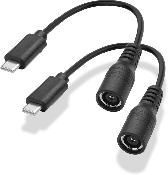 DC8020 naar USB-C kabel 20 cm 100W - Adapter voor zonnepanelen