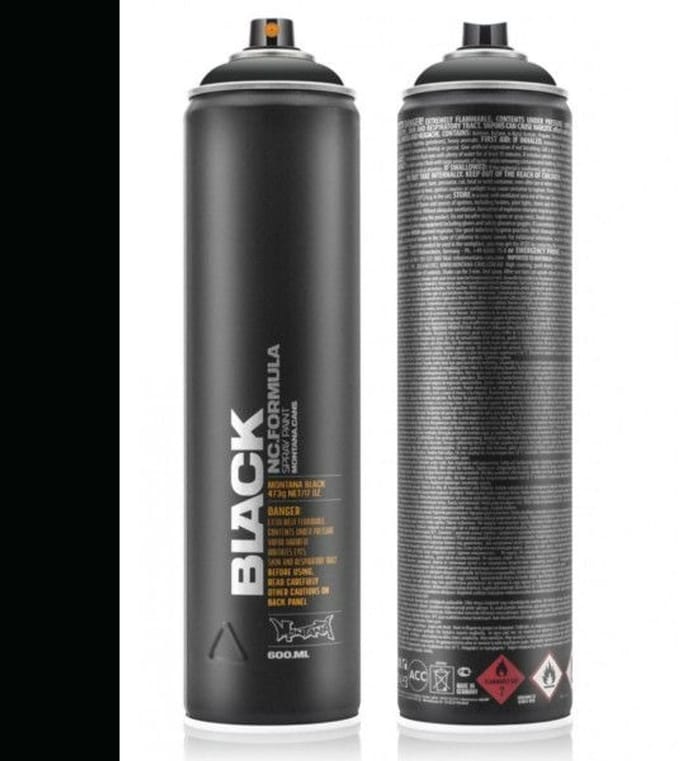 Montana BLACK EXTENDED 600ml Black BLK 9001