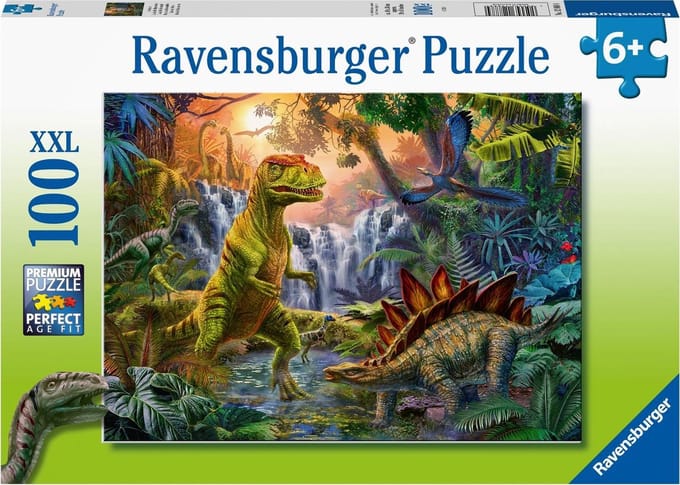 Ravensburger puzzel Oase van dinosauriÃƒÂ«rs - Legpuzzel - 100 stukjes