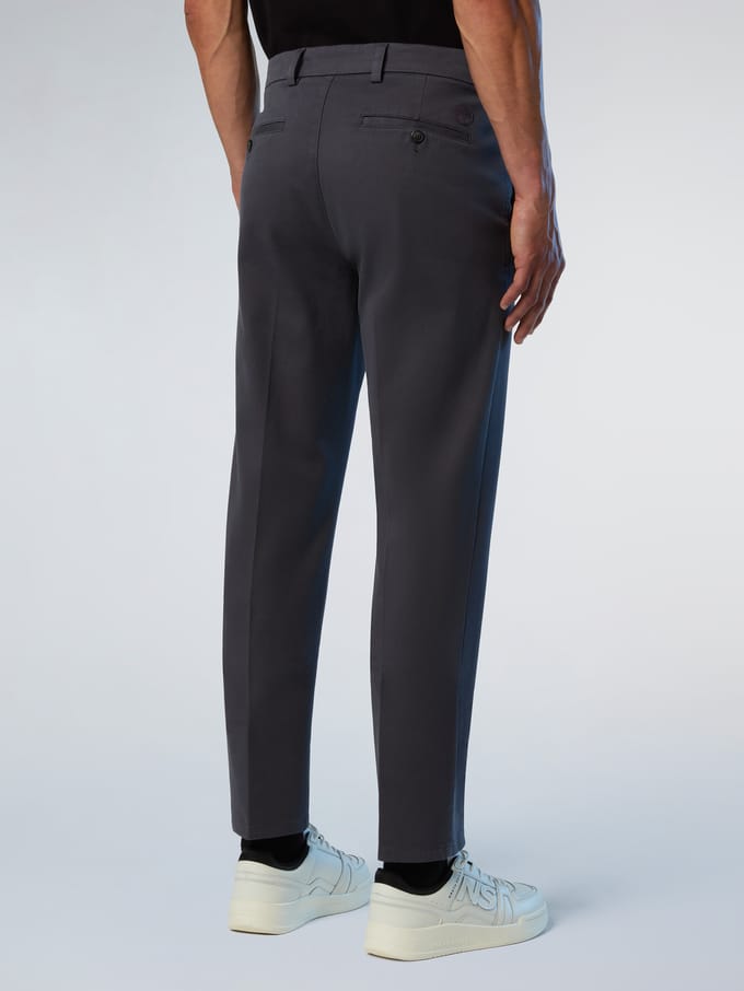 North Sails Chinos Defender geplooide gabardine