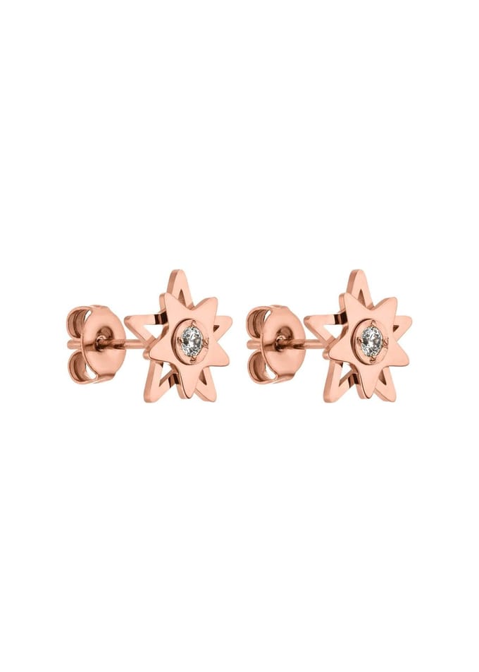 PURELEI Shining Star Ohrringe Rosegold Größe: OS | Ohrringe Outlet | Damen | Rosa