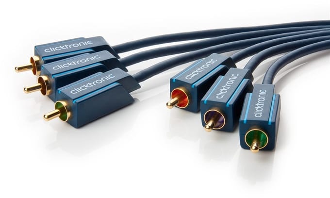 Clicktronic YUV Component Cable 3 m