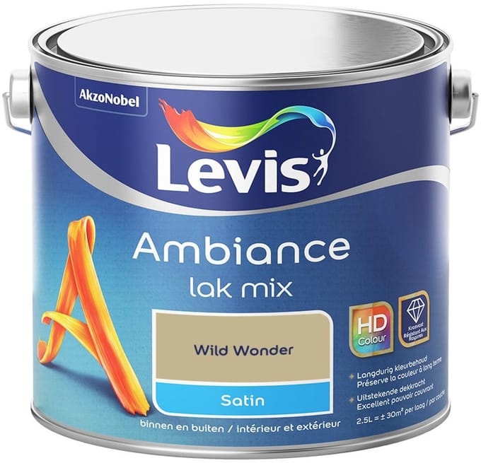 Levis - Ambiance Lak Satin Mix - Wild Wonder - Mengverf - 2,5 L