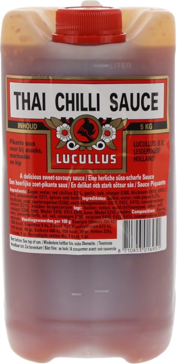 Lucullus Thai chilli sauce - Fles 5 liter