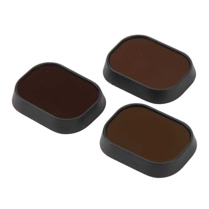 3 in 1 Drone ND Filter Set ND16 ND64 ND256 Optisch Glas Multi Gecoat Neutraal Dichtheid Filter Set black