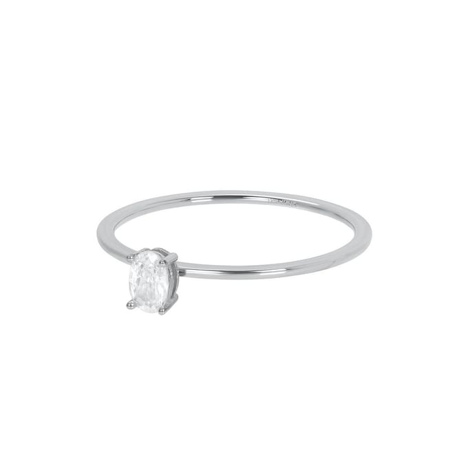 Fame-Sunshine-Zilverkleurig-Dames Ring