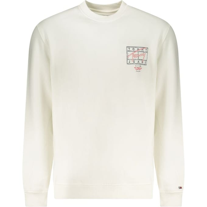 Tommy Hilfiger Witte Katoenen Heren Sweater