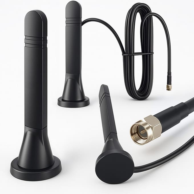 Qoltec 5G LTE omnidirectionele antenne DUAL |   8dBi |   Intern