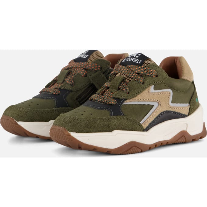 BunniesJR BunniesJR Cleo Chunky Sneakers groen Leer