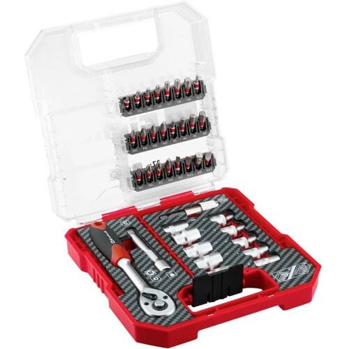 Einhell 109022 Dopsleutel-bitinzetset 1/4 37-delig