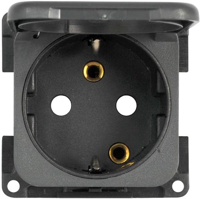Stopcontact 230 V Schuko Duitse CBE MP22D camper boot