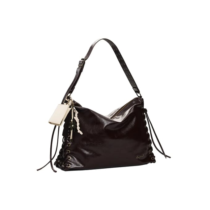 Desigual schoudertas Galaxy Leiria Shoulder Bag Chocolate donkerbruin