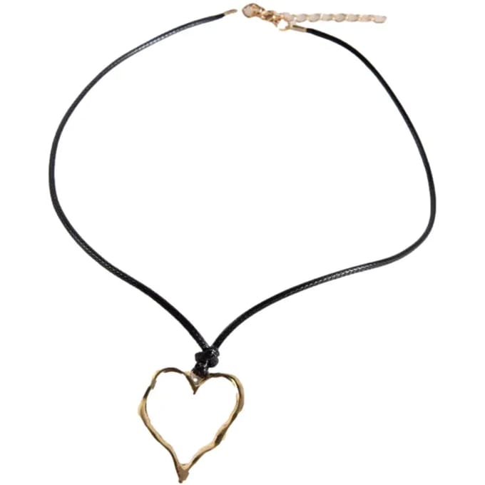 Ketting met hart hanger vrouw 24 Colours