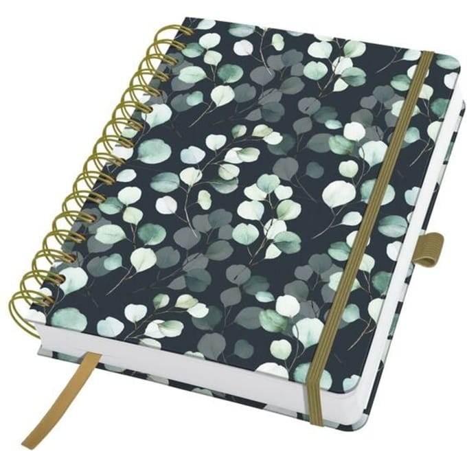 Sigel spiraal notitieboek A5 Jolie Eucalyptus Night 240 pagina's dots 120 grams papier