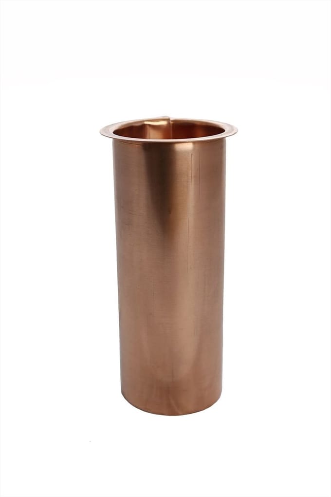 Tapeind Koper Bakgoot | Ø70 mm | 20 cm