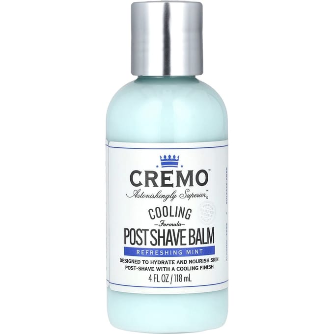 Cremo, Baume Après-Rasage, Menthe Rafraîchissante, 4 fl oz (118ml) white