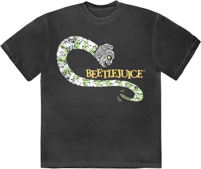 Beetlejuice - Beetlesnake Heren T-shirt - S - Zwart