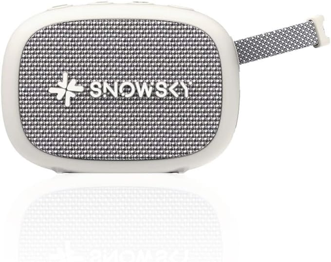 Draagbare Bluetooth Speaker - Muziek Box - Buiten Muziek - 21 Uur Speeltijd - IPX6 Waterdicht - Wit