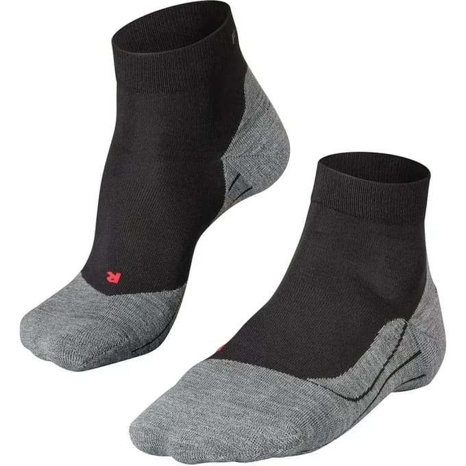 FALKE RU4 Short anti-blaar katoen functioneel materiaal hardloopsokken dames zwart - maat 41-42