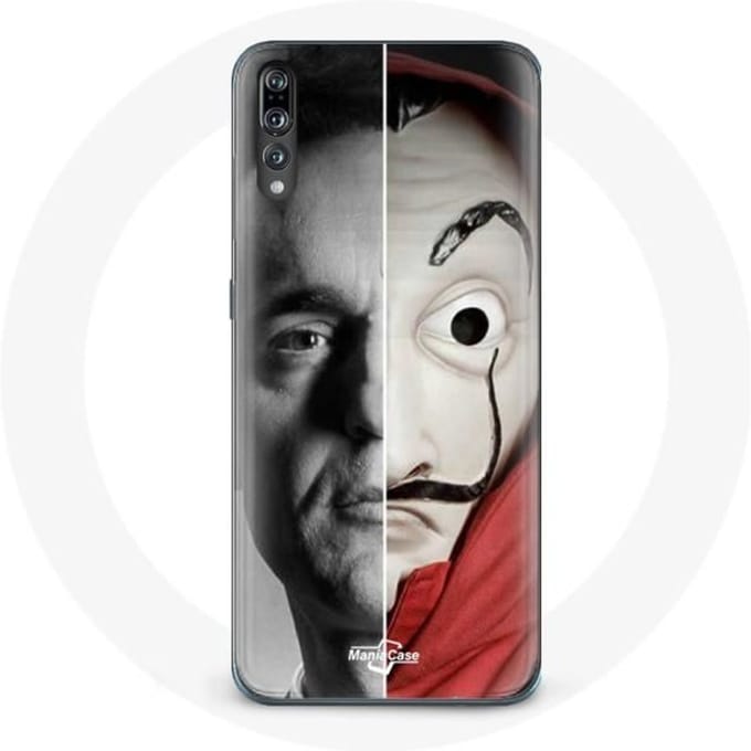 Coque pour Huawei p20 Berlin La casa de papel Berlin Masque Split