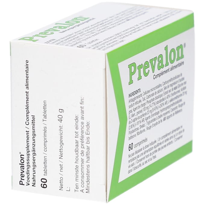 Prevalon Voedingssupplement - Om de prostaat gezond te houden - 60 tabletten